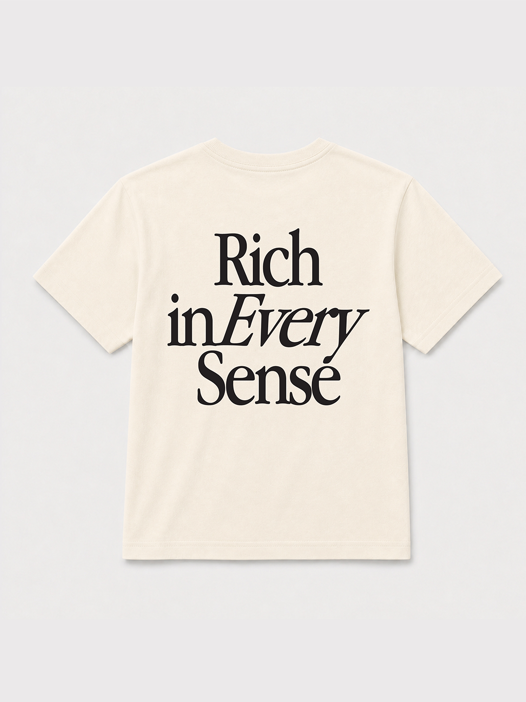 Born Rich Youth T-shirt - Natural
