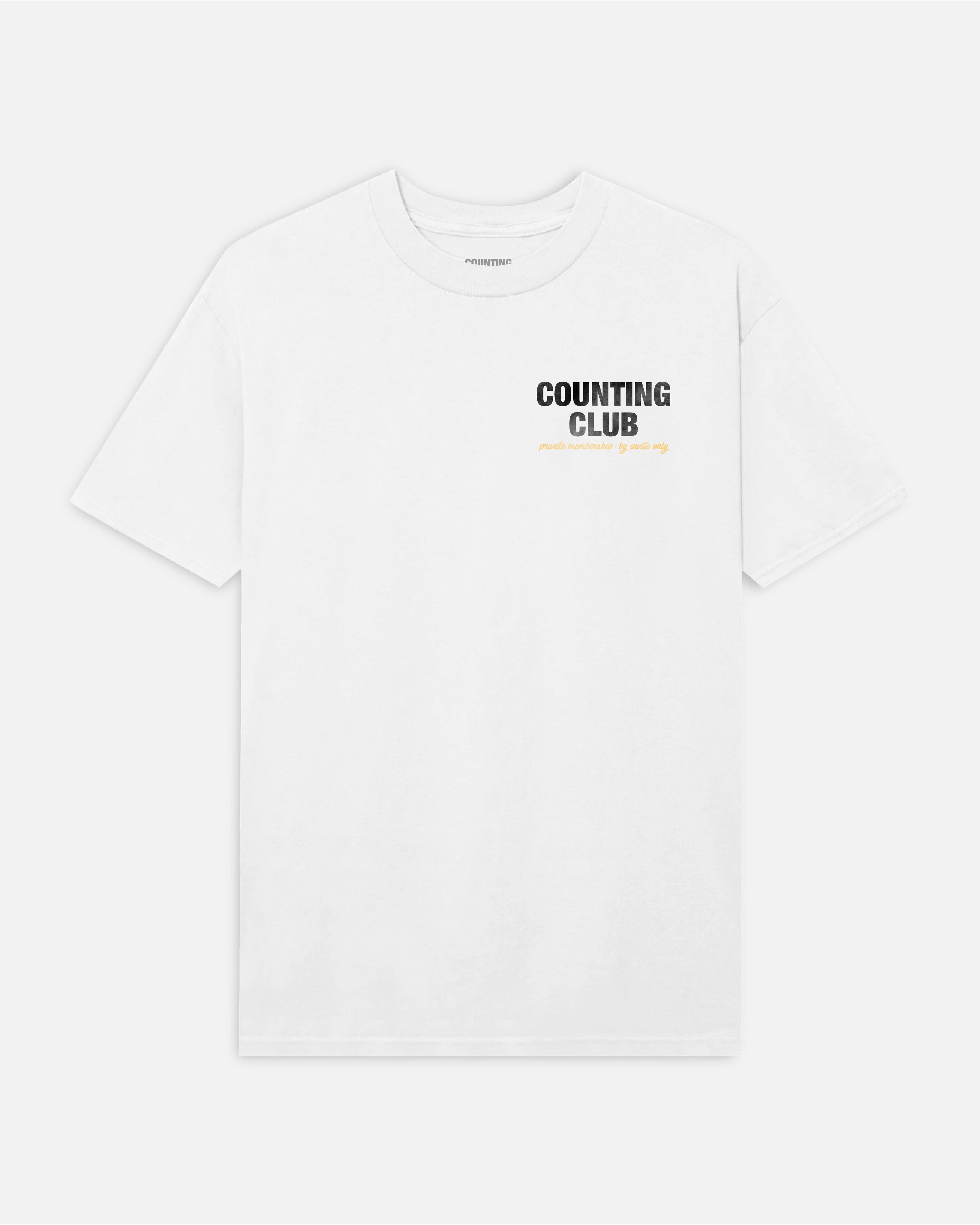 Counting Club T-Shirt - White