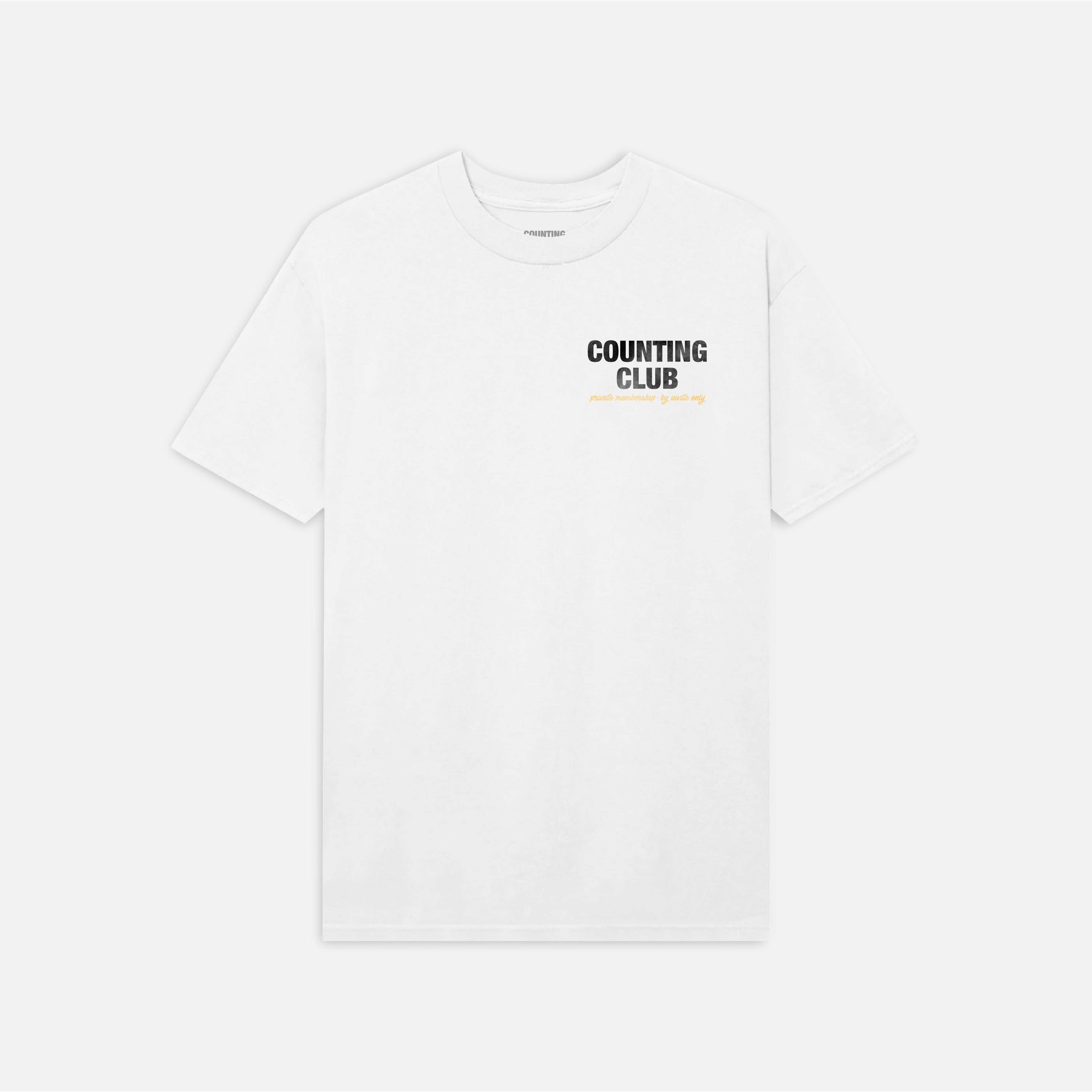 Counting Club T-Shirt - White