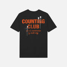The Counting Club Drip T-Shirt - Orange