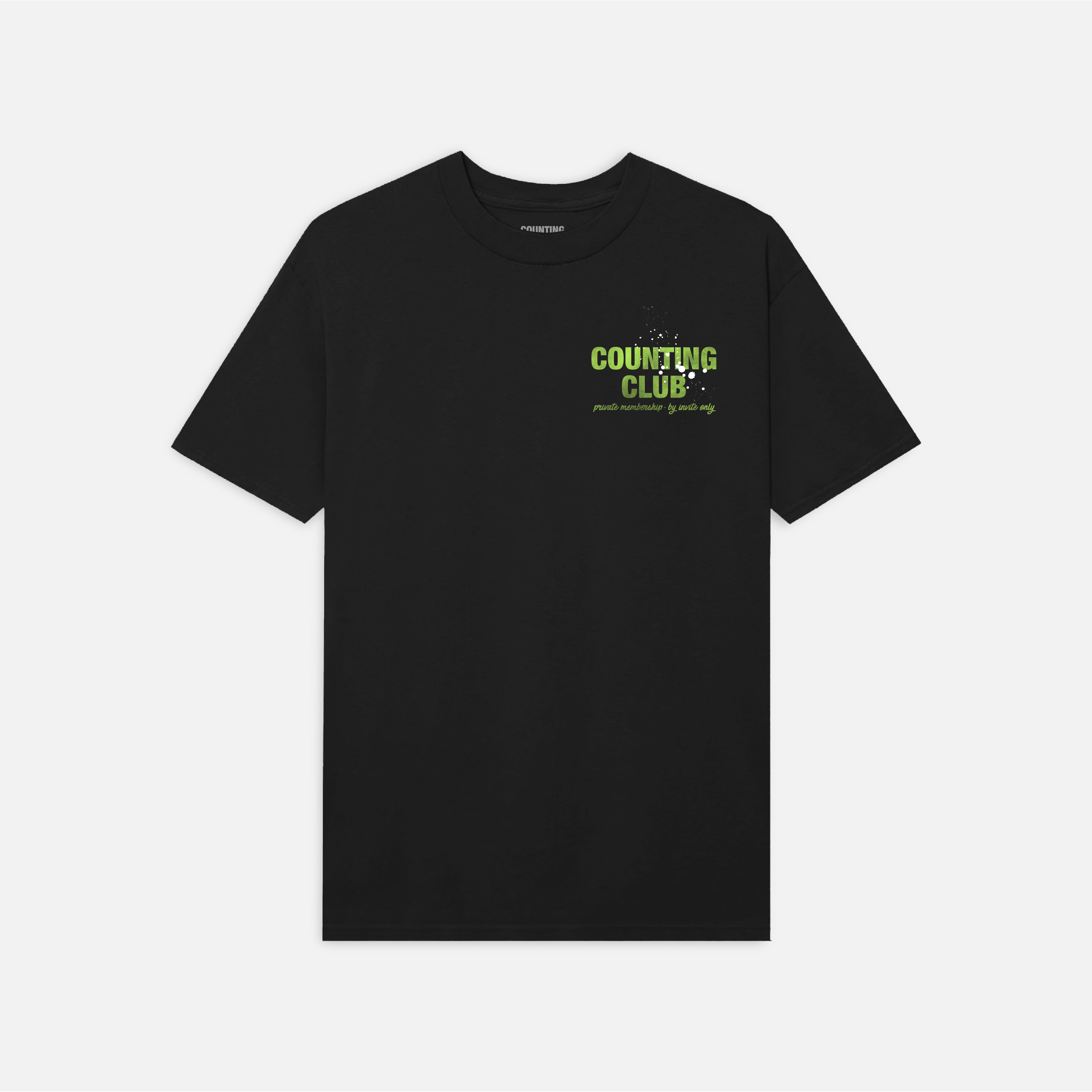 Counting Club Drip T-Shirt - Green