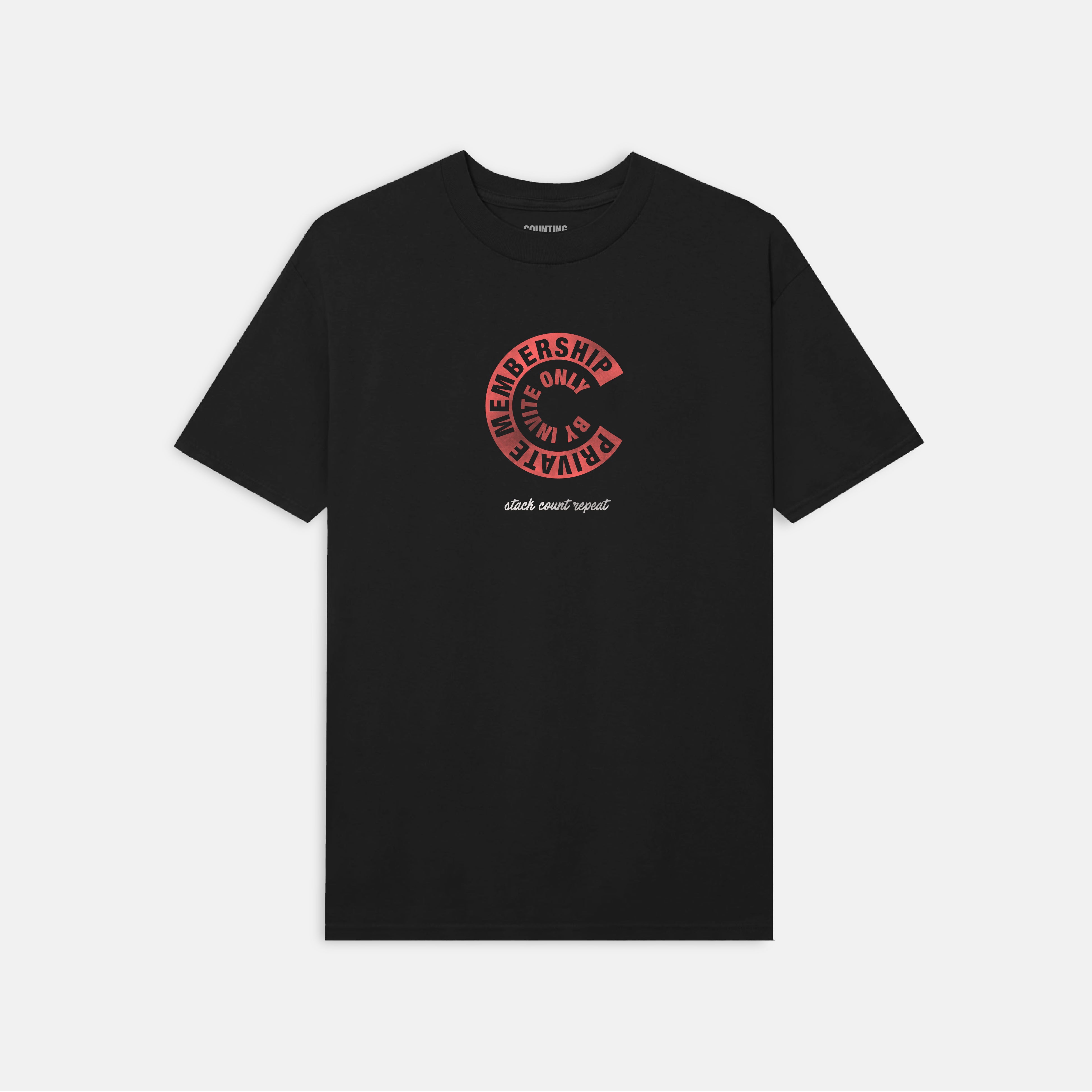 Private Invite T-shirt- Black (Copy)