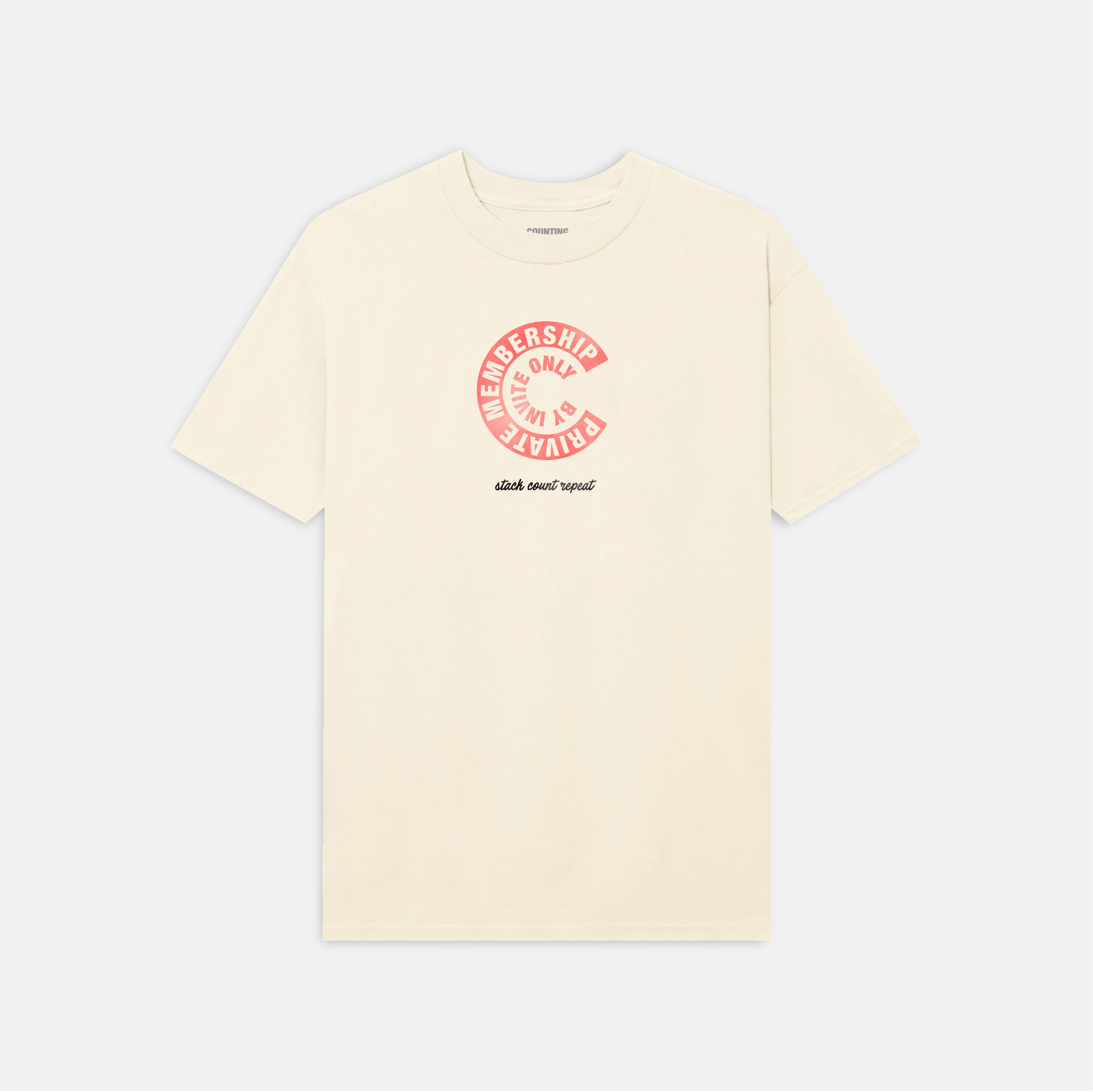 Private Invite T-shirt- Vintage White
