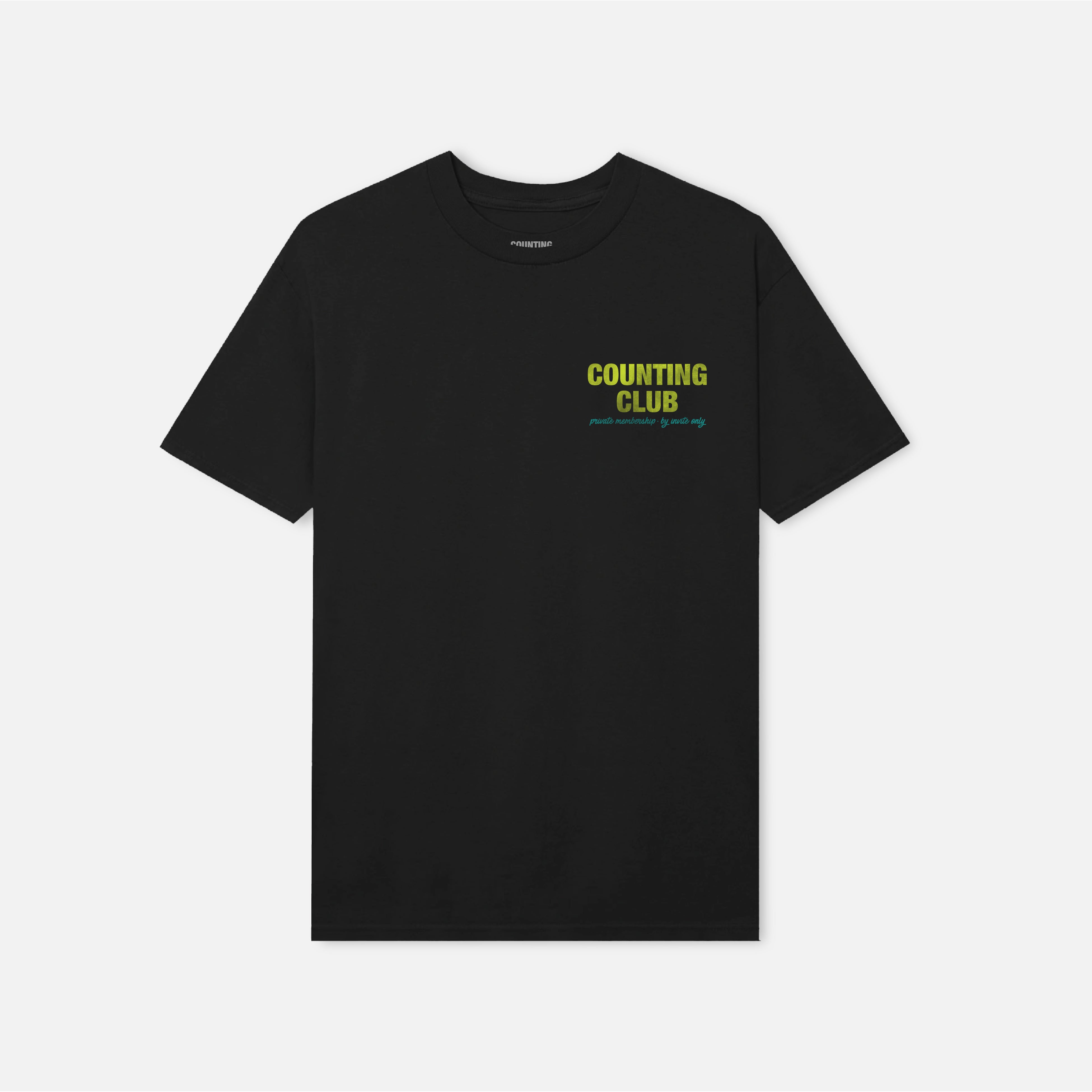 Stack Count Repeat T-Shirt - Black