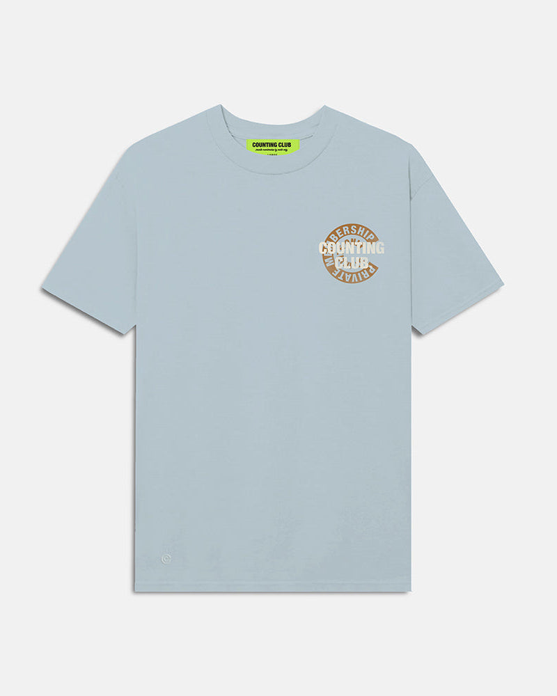 Private Membership Heavyweight T-shirt- PALE BLUE