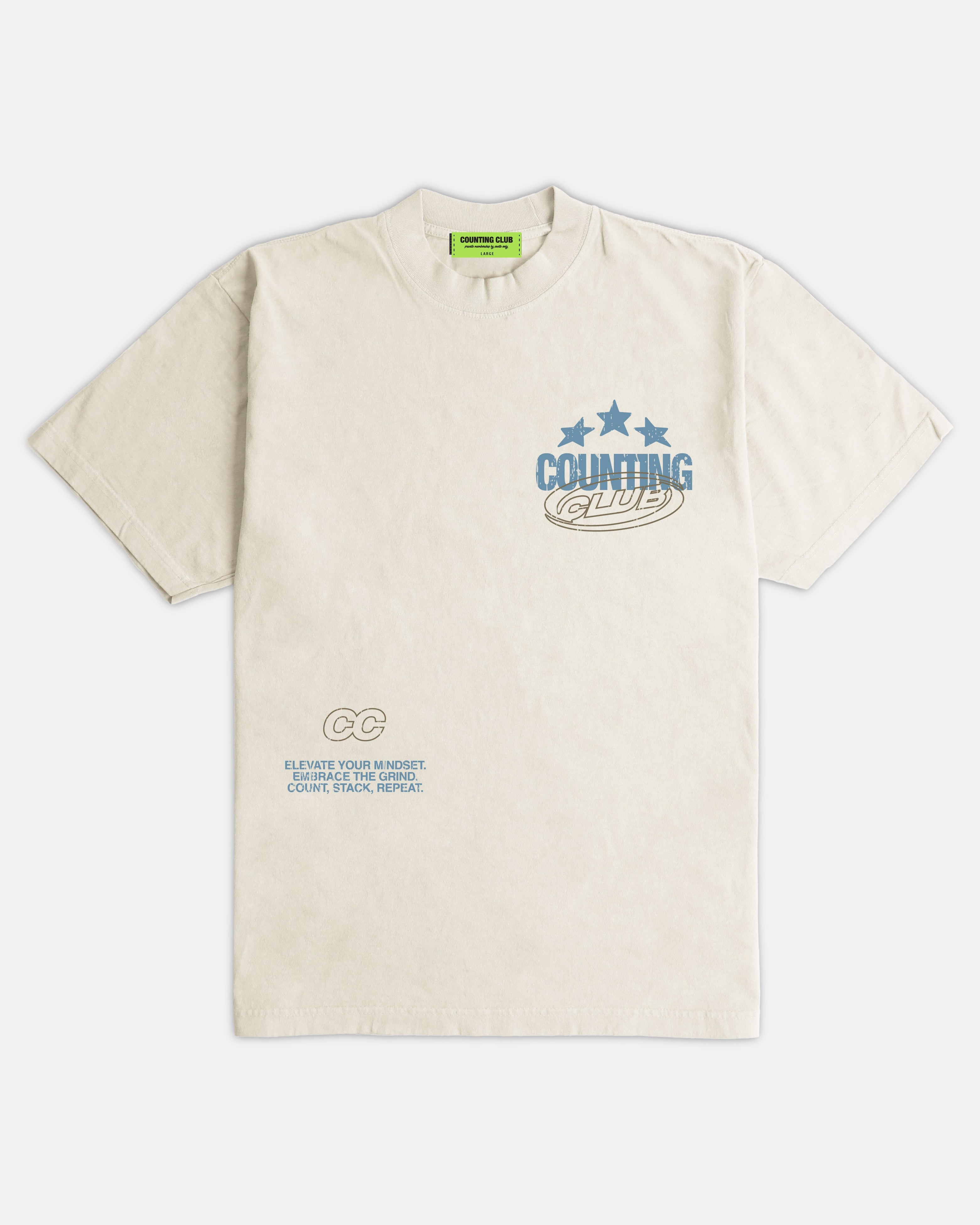Elevate Ultra Heavyweight T-Shirt - Cream