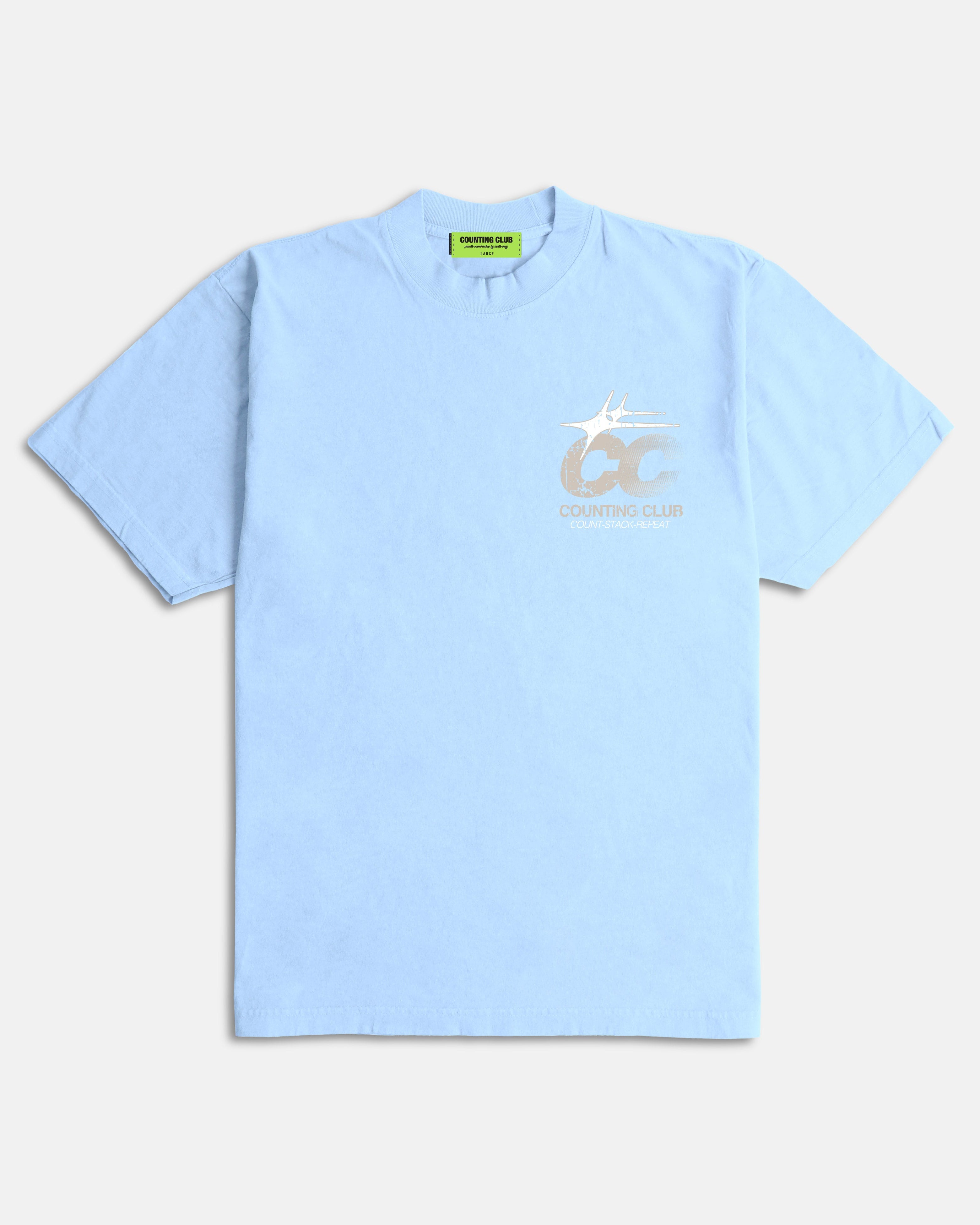 Shine On Ultra Heavyweight T-Shirt - Sky Blue