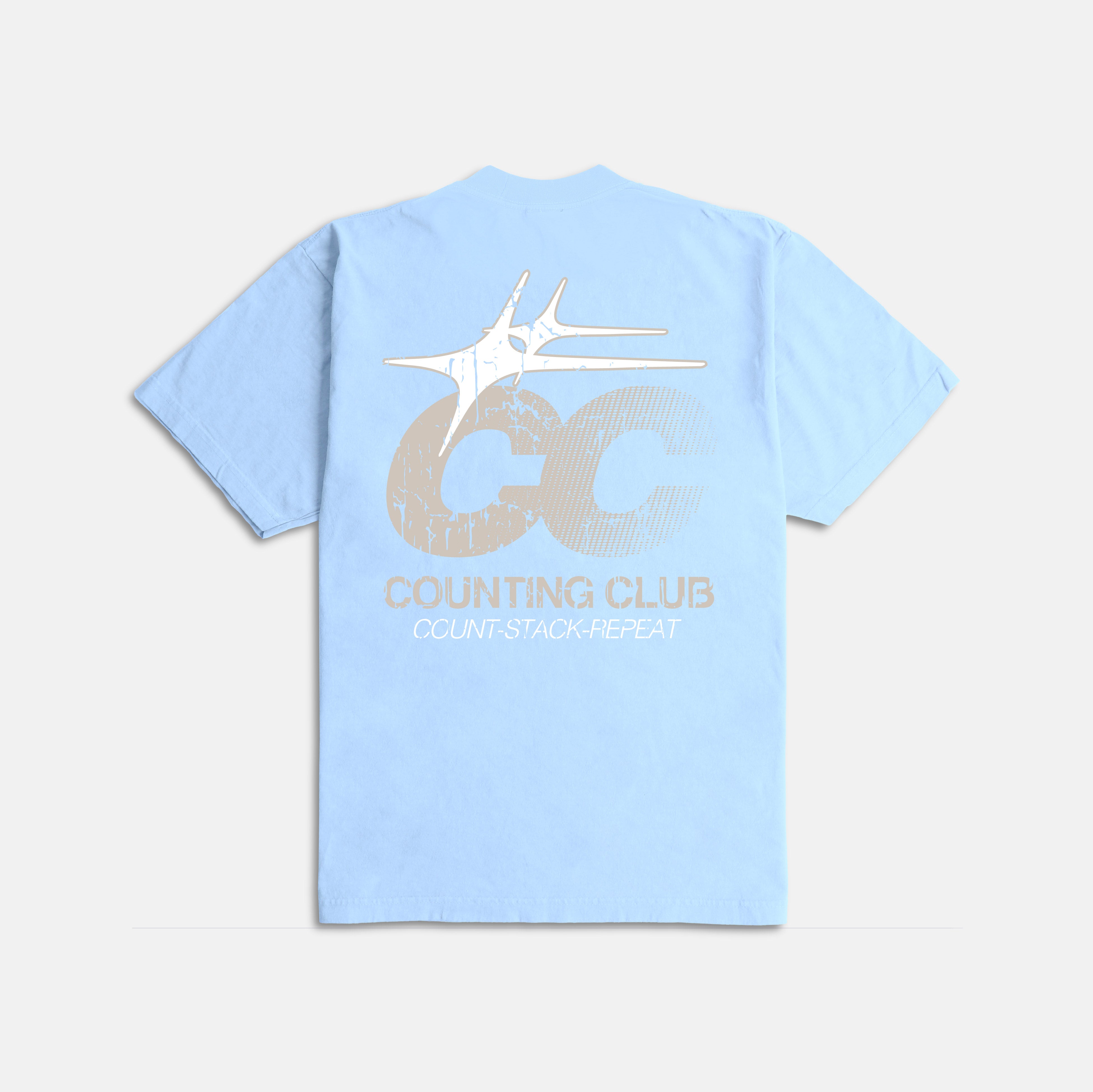 Shine On Ultra Heavyweight T-Shirt - Sky Blue – Outrank Brand