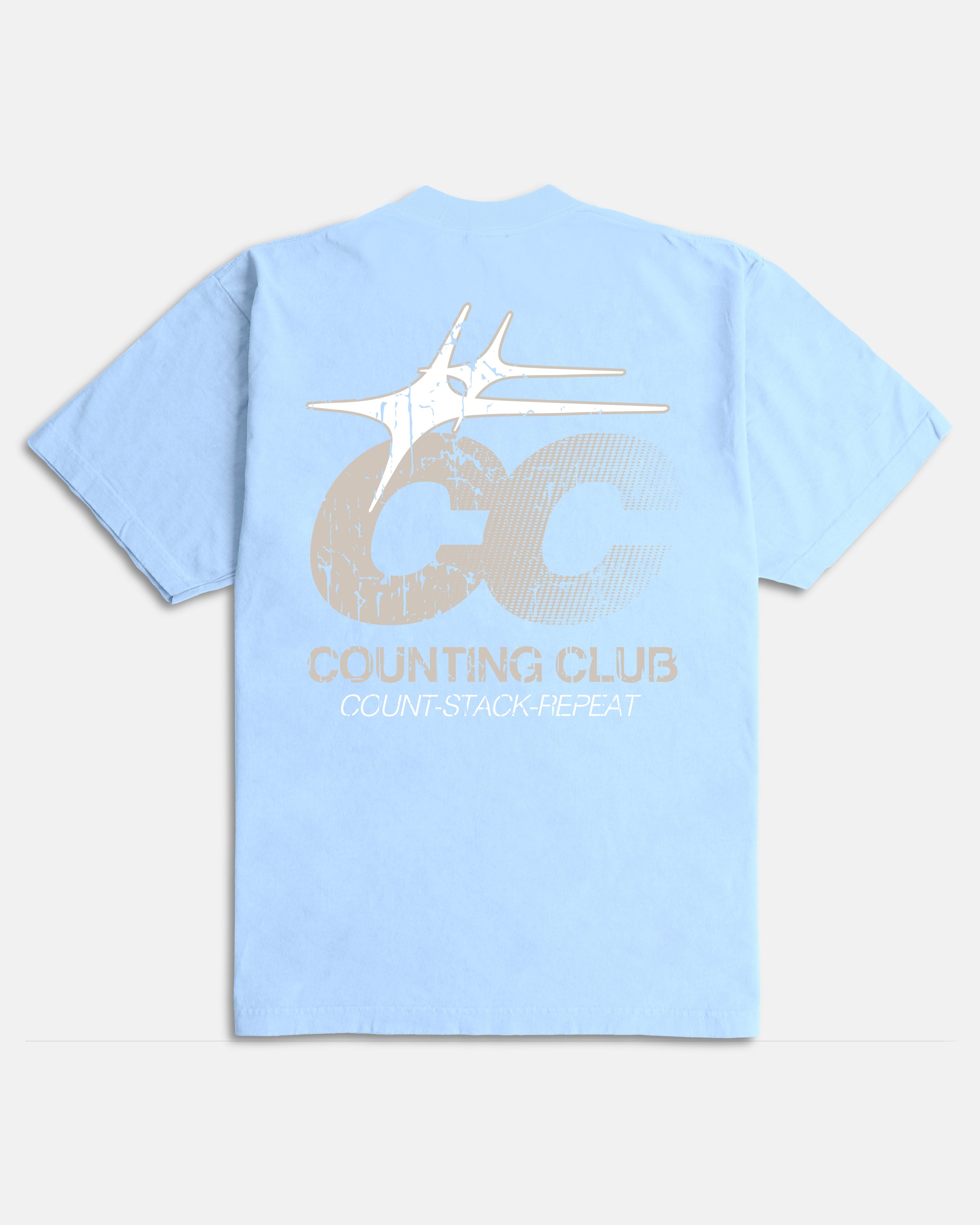 Shine On Ultra Heavyweight T-Shirt - Sky Blue