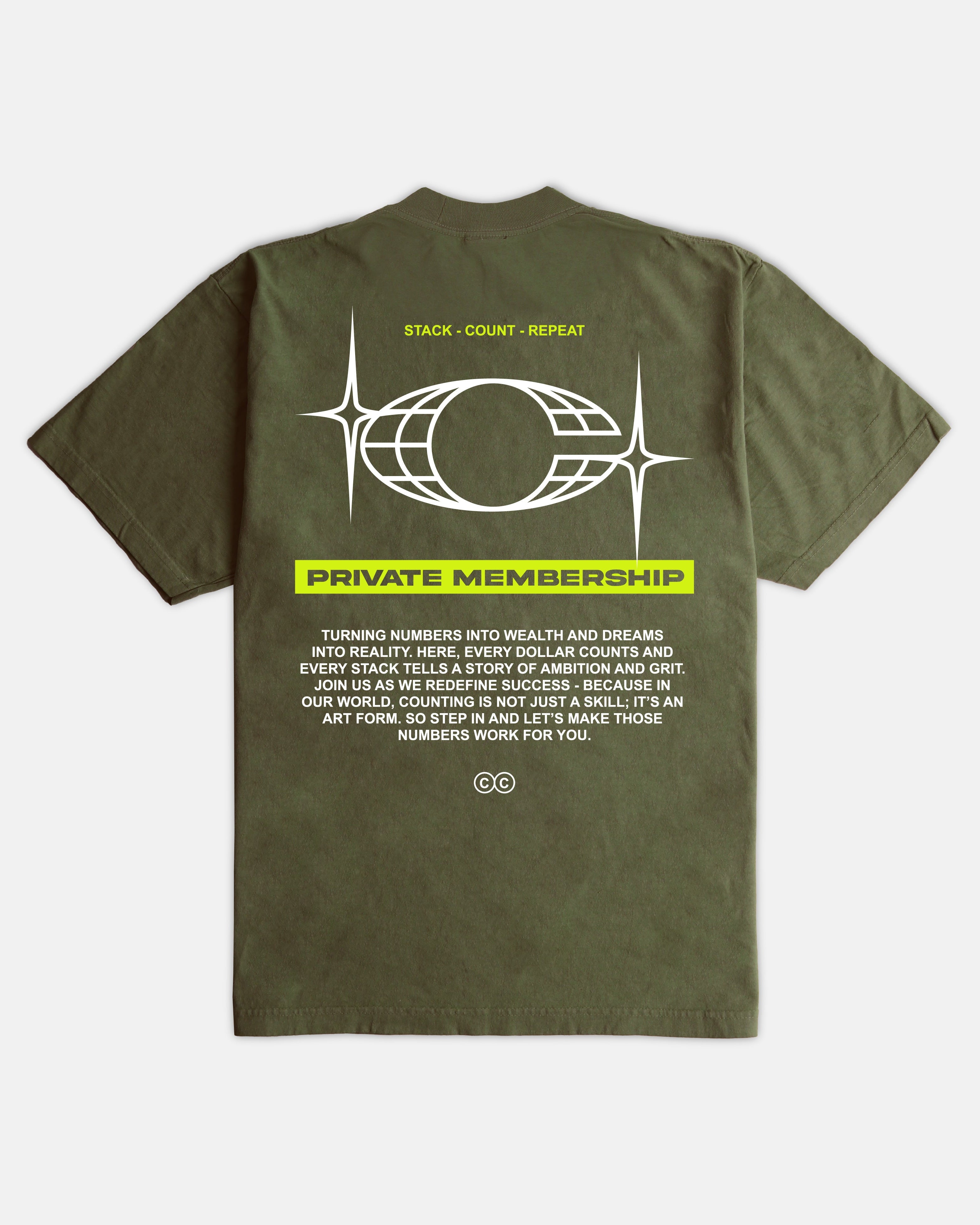 Worldwide Ultra Heavyweight T-shirt - Olive