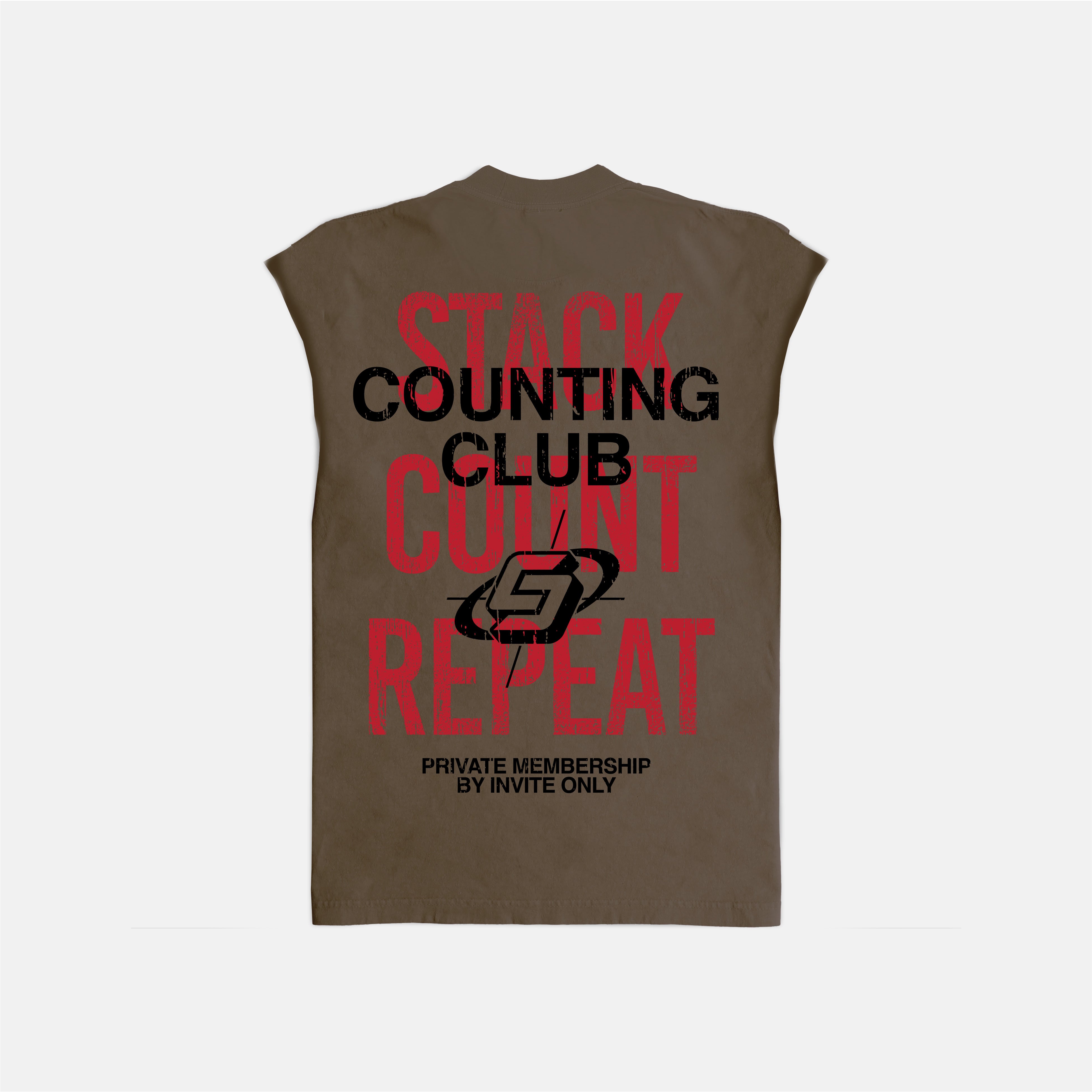 Stack and Count Ultra Heavyweight Sleeveless - MOCHA