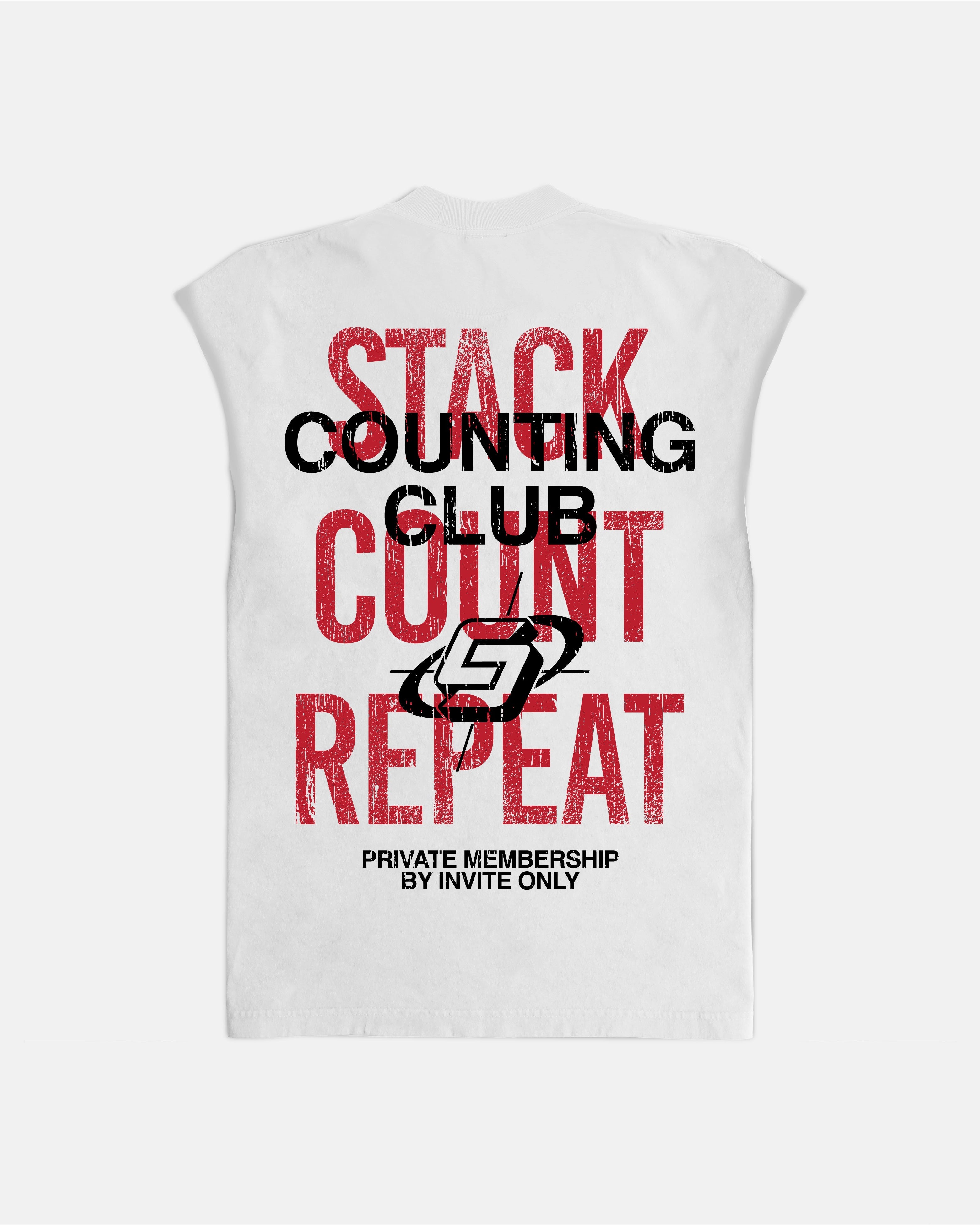 Stack and Count Ultra Heavyweight Sleeveless - WHITE