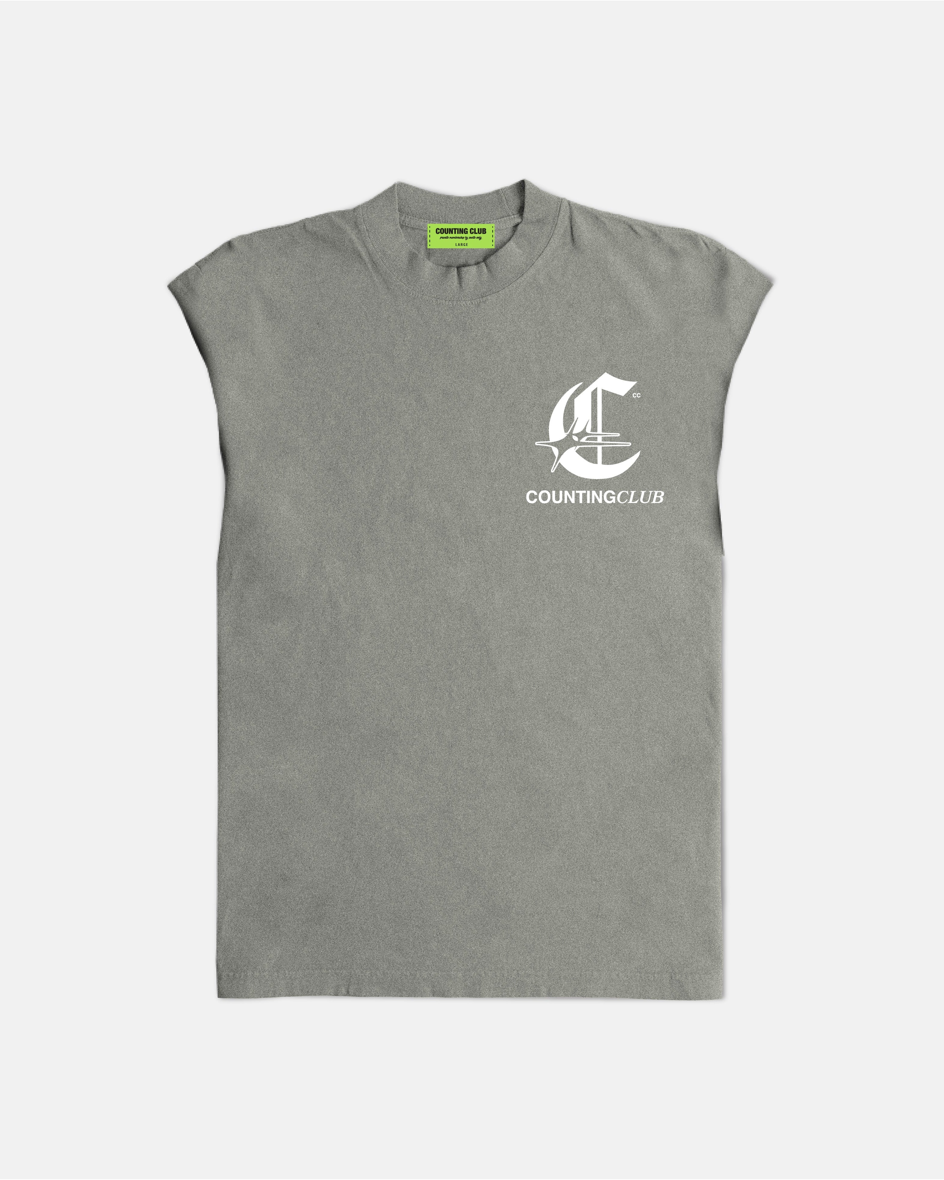 Invite Only Ultra Heavyweight Sleeveless - CEMENT