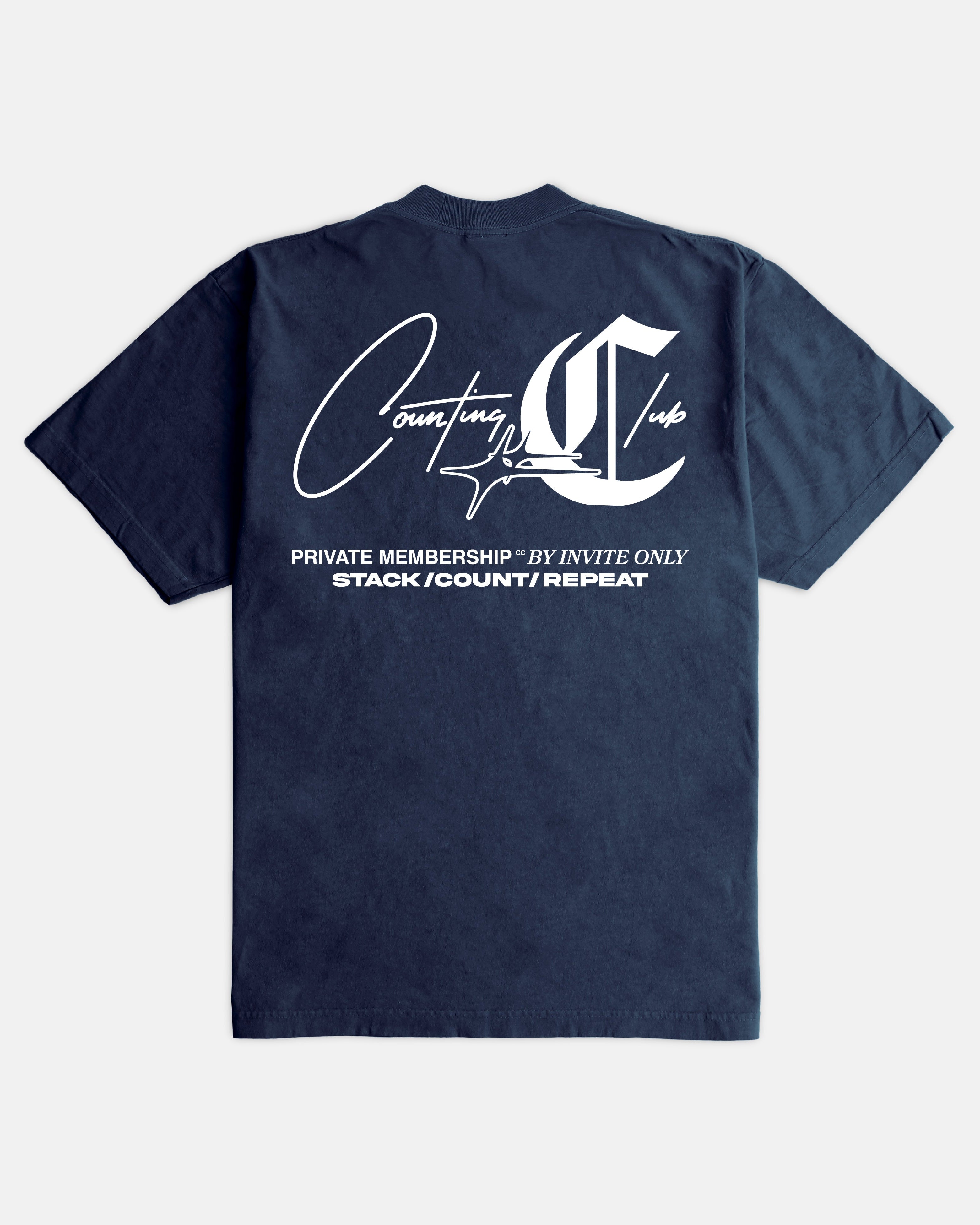 Invite Only Ultra Heavyweight T-shirt - NAVY