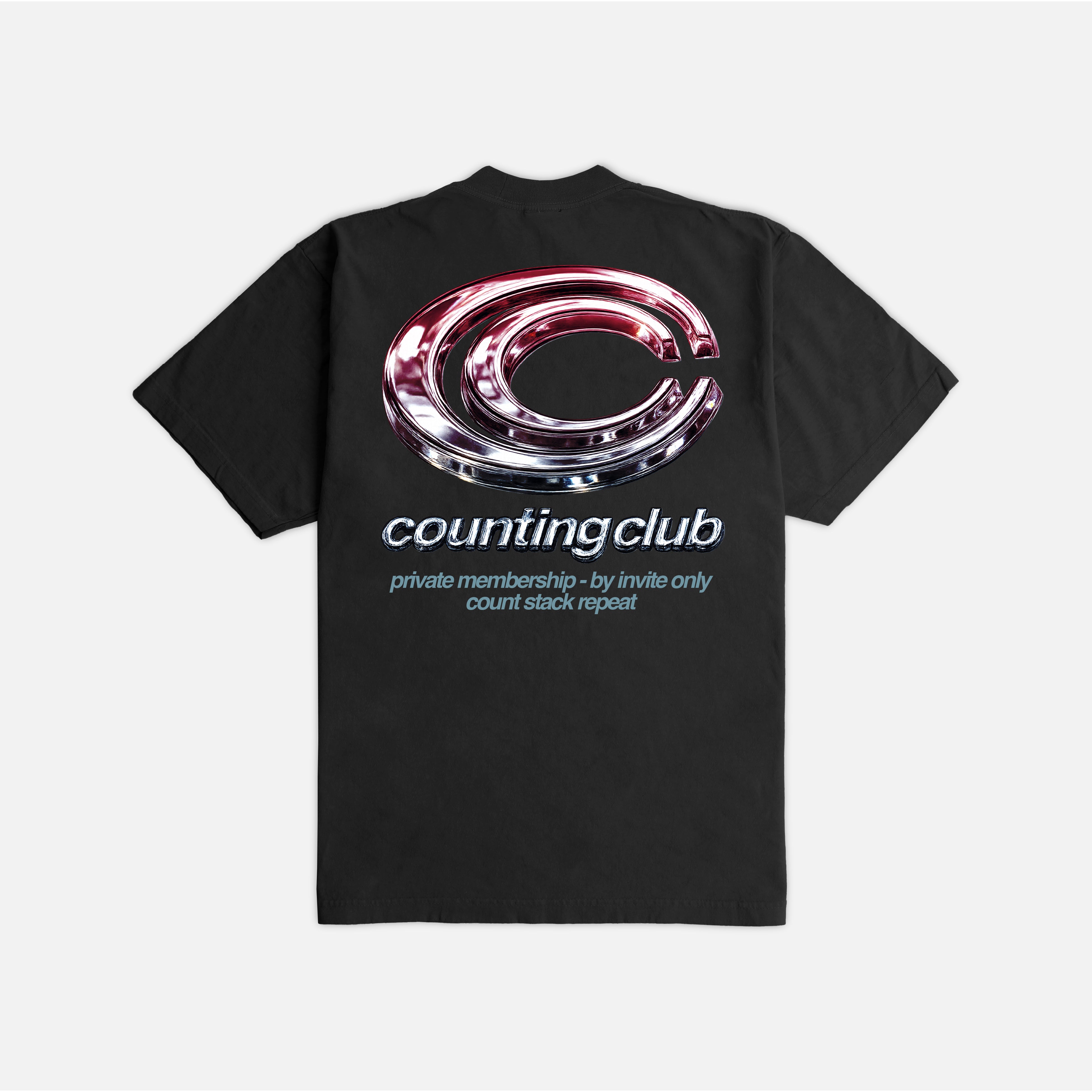 Private Membership Ultra Heavyweight T-shirt - Black