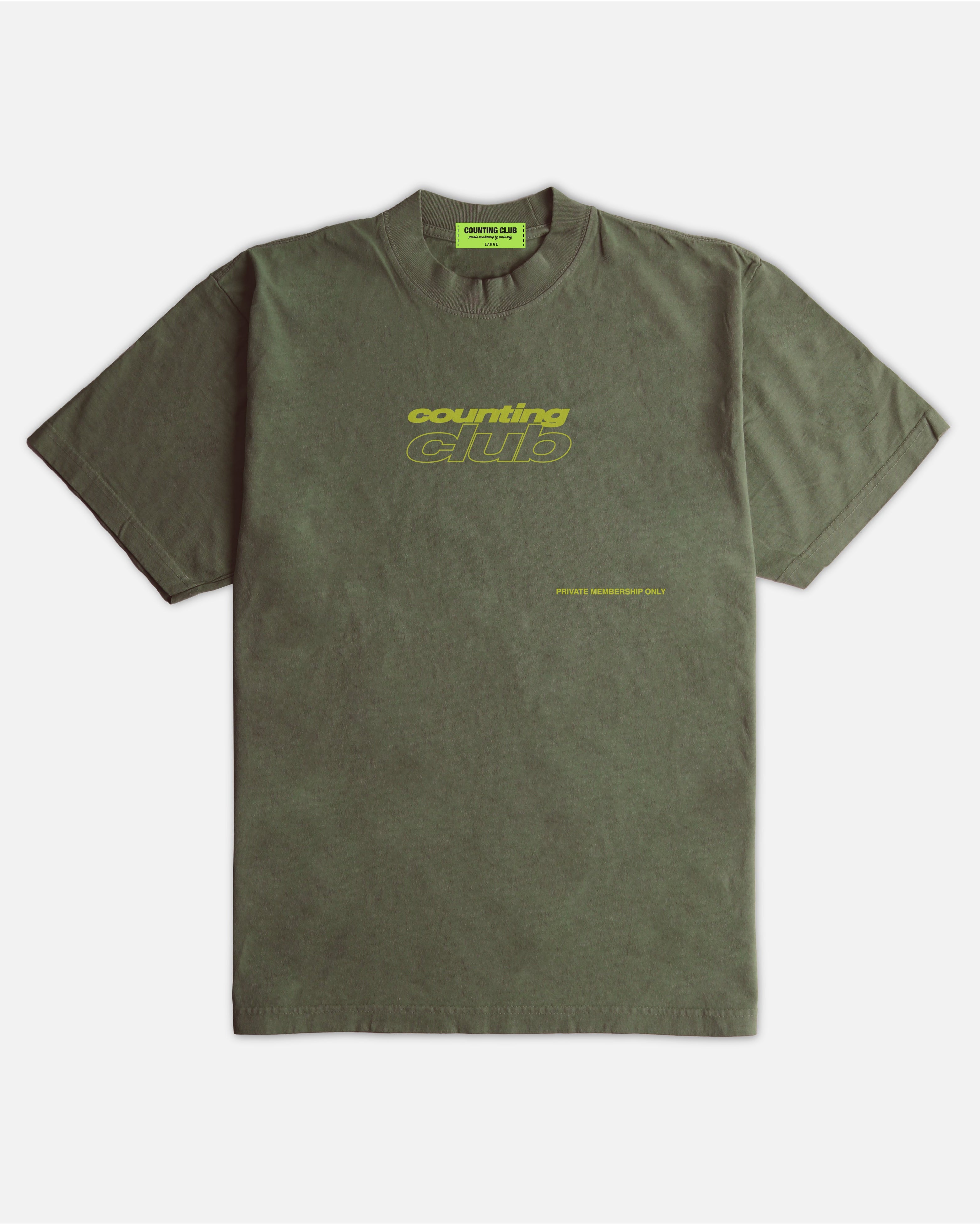 CC By Invite Only Ultra Heavyweight T-shirt - Olive