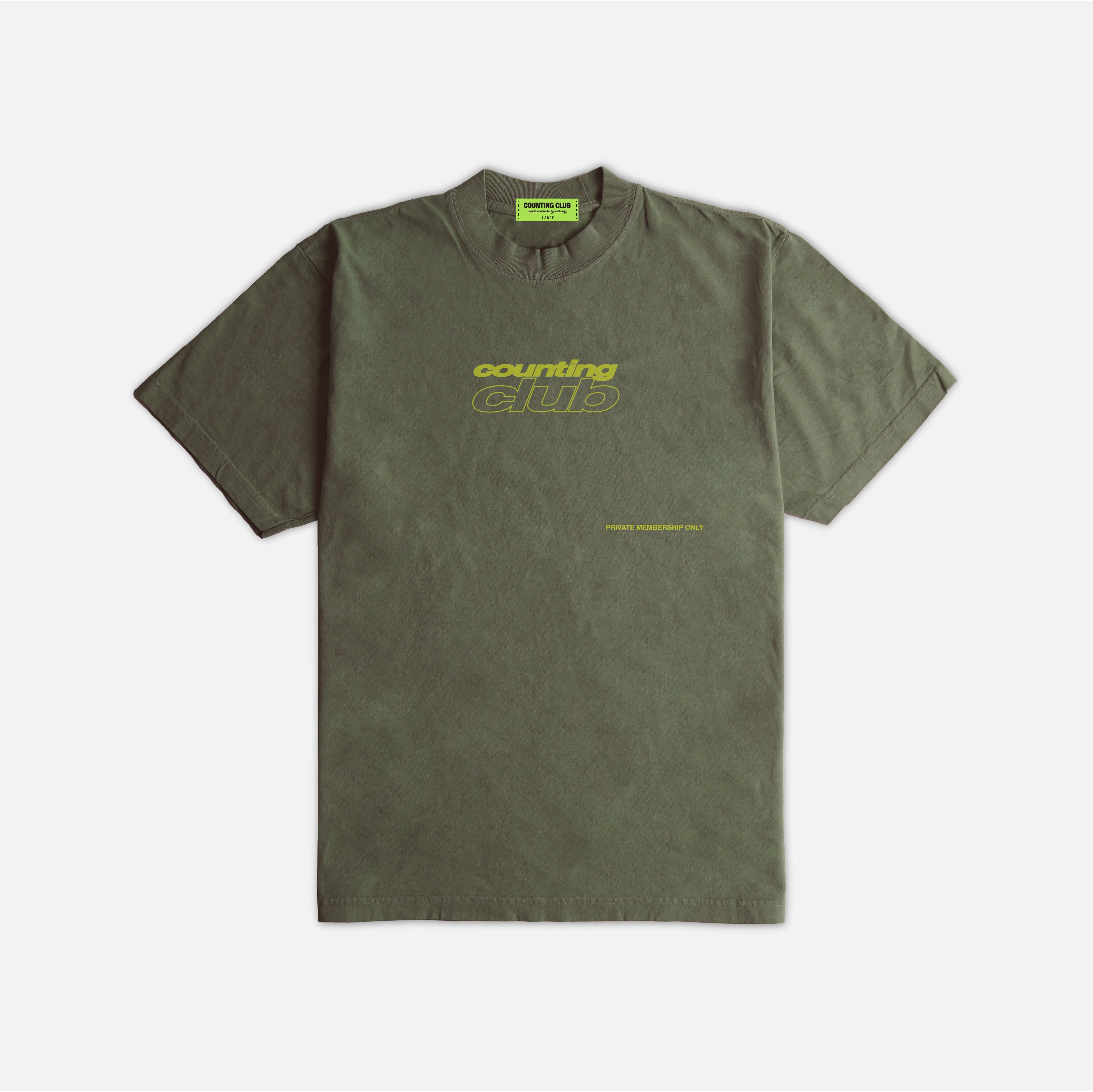 CC By Invite Only Ultra Heavyweight T-shirt - Olive