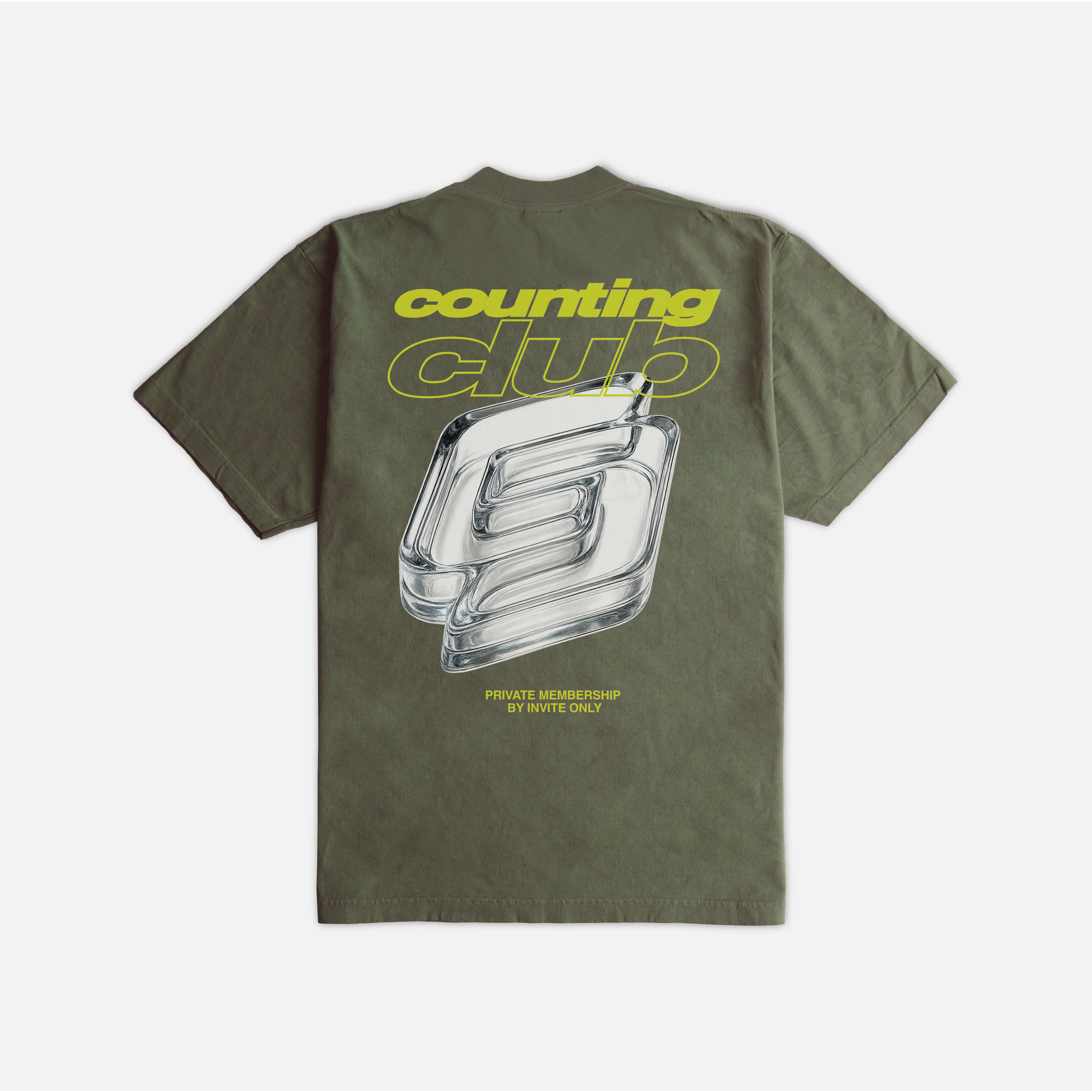 CC By Invite Only Ultra Heavyweight T-shirt - Olive