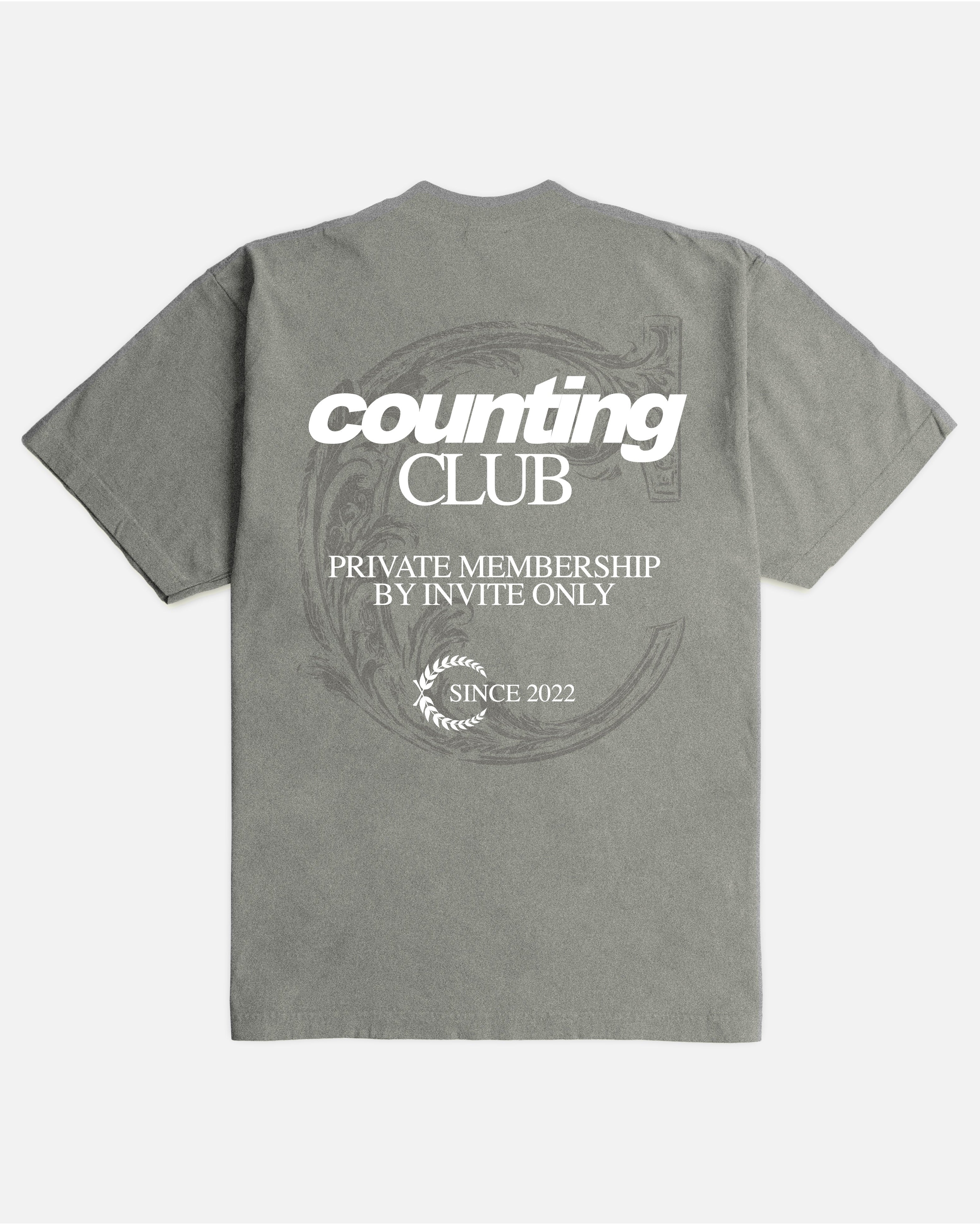 Exclusive Membership Ultra Heavyweight T-shirt - Cement