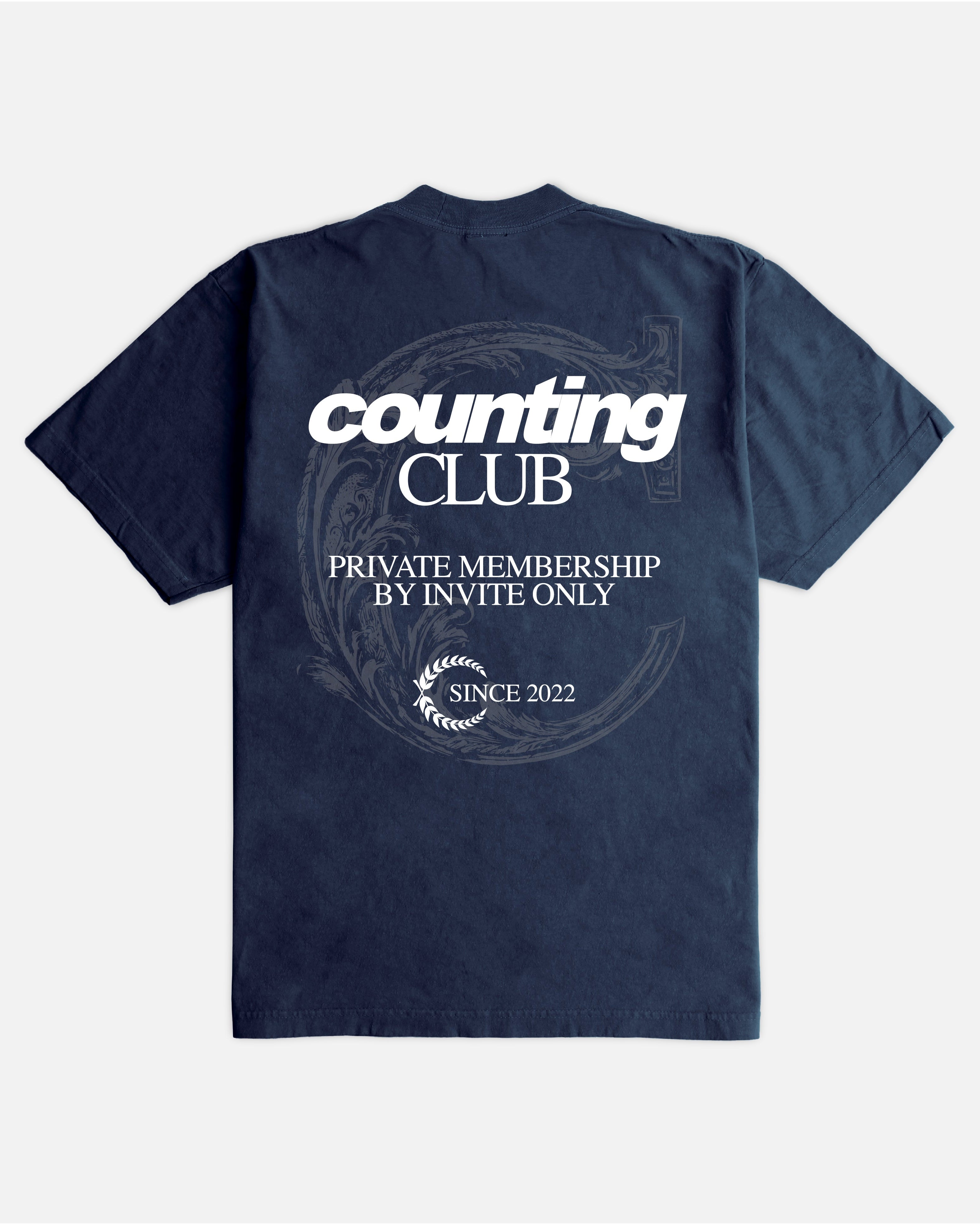 Exclusive Membership Ultra Heavyweight T-shirt - Navy