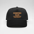 Counting Club Embroidered Snapback - Black