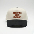Counting Club Embroidered Snapback- Natural