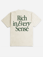 Rich Dad Ultra Heavyweight T-Shirt - Cream/ Green