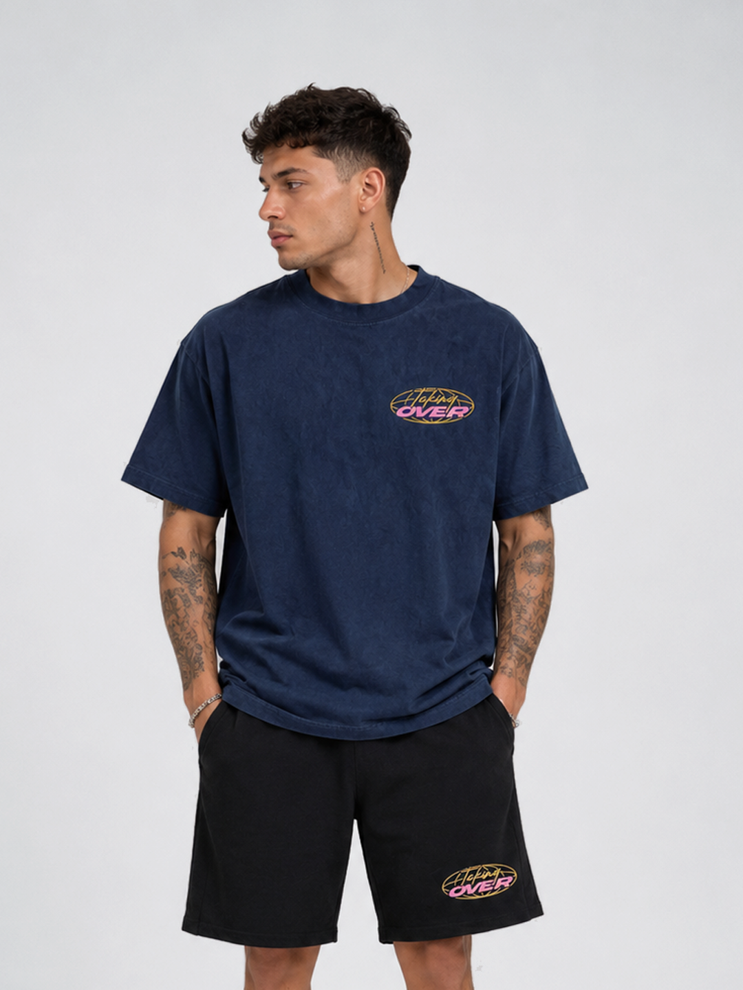 Taking Over Embroidered Ultra Heavyweight T-shirt