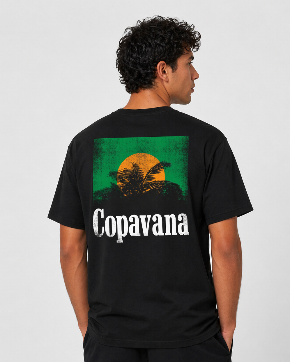 Sunset T-Shirt - Pirate Black