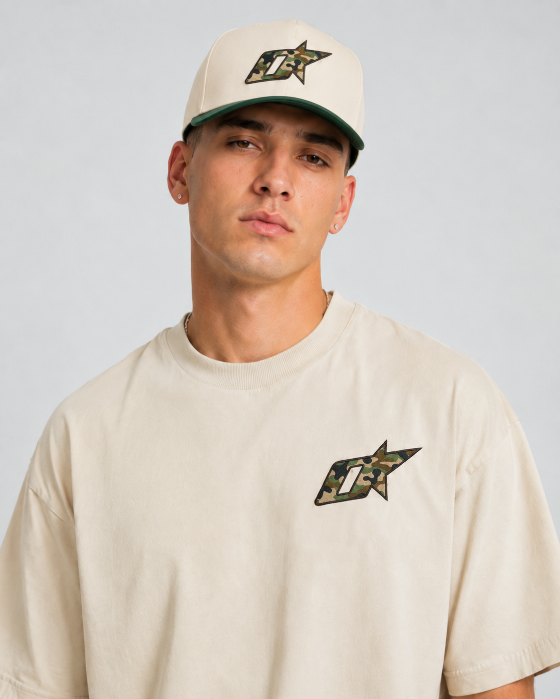 Camo O Star Embroidered Snapback
