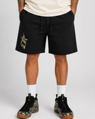 Camo O Star Embroidered Shorts