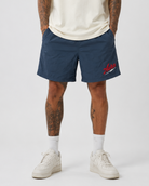 Aura Embroidered 6" Nylon Shorts