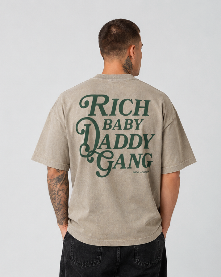 RBDG  Premium Oversized T-shirt- Oatmeal