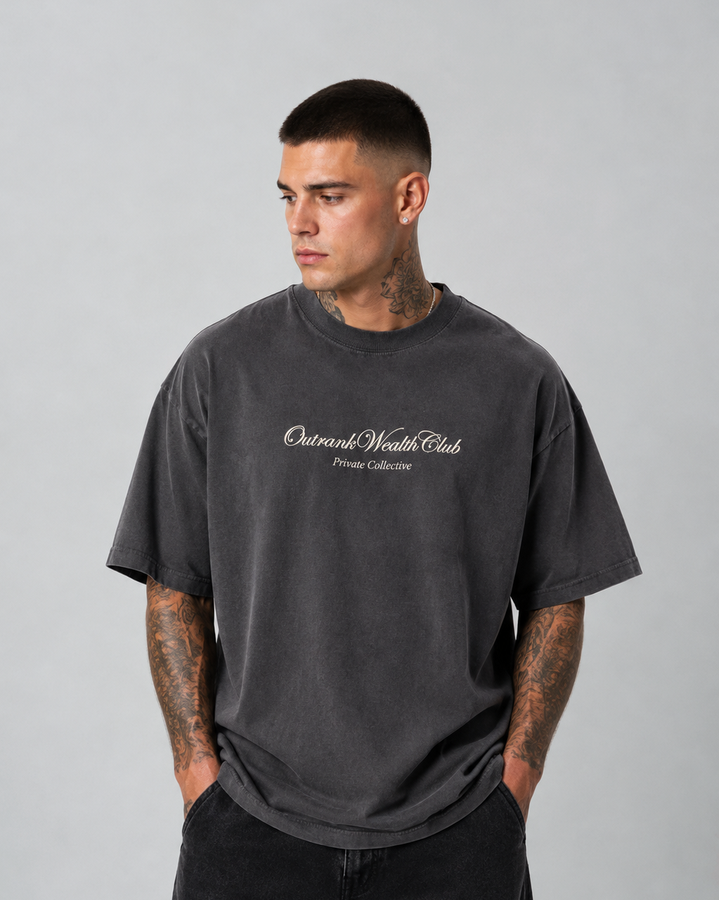 Private Collective Ultra Heavyweight T-shirt- Shadow
