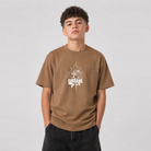 Earning My Flowers Youth T-shirt - Vintage Brown