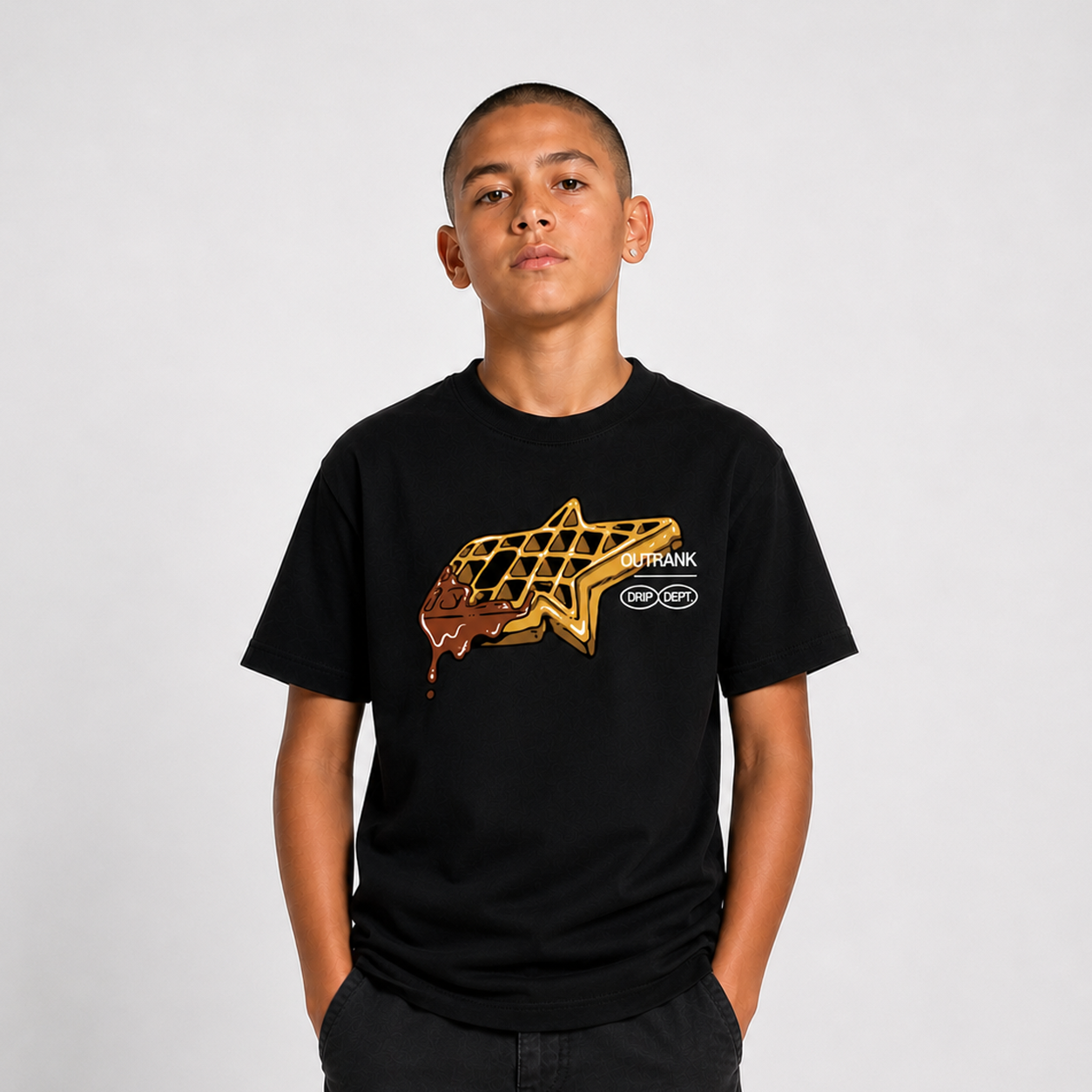 Drip Dept. Youth T-shirt - Black
