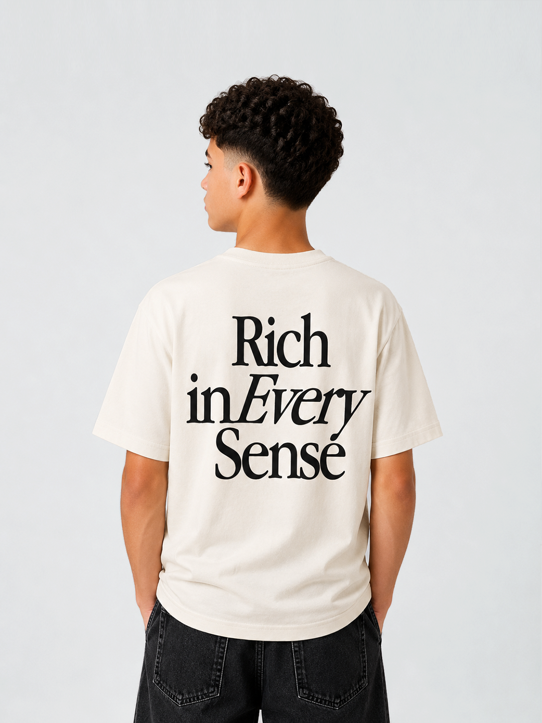 Born Rich Youth T-shirt - Natural