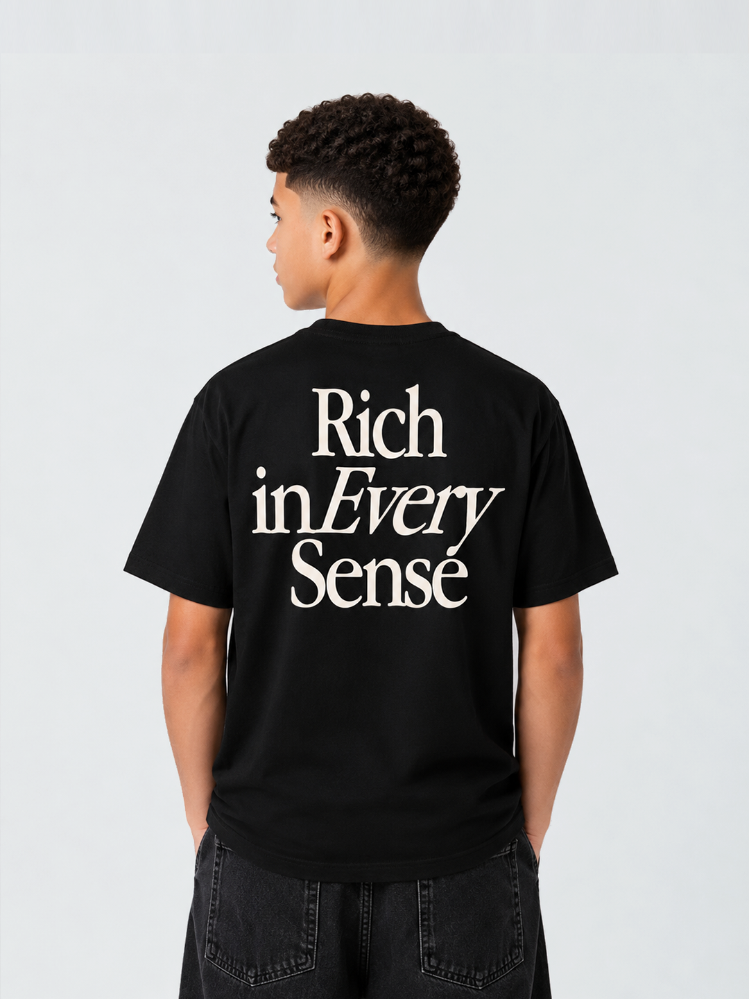 Born Rich Youth T-shirt - Black
