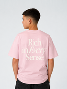 Born Rich Youth T-shirt - Soft Pink