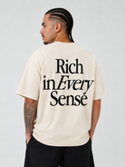 Rich Gang Ultra Heavyweight T-Shirt - Cream