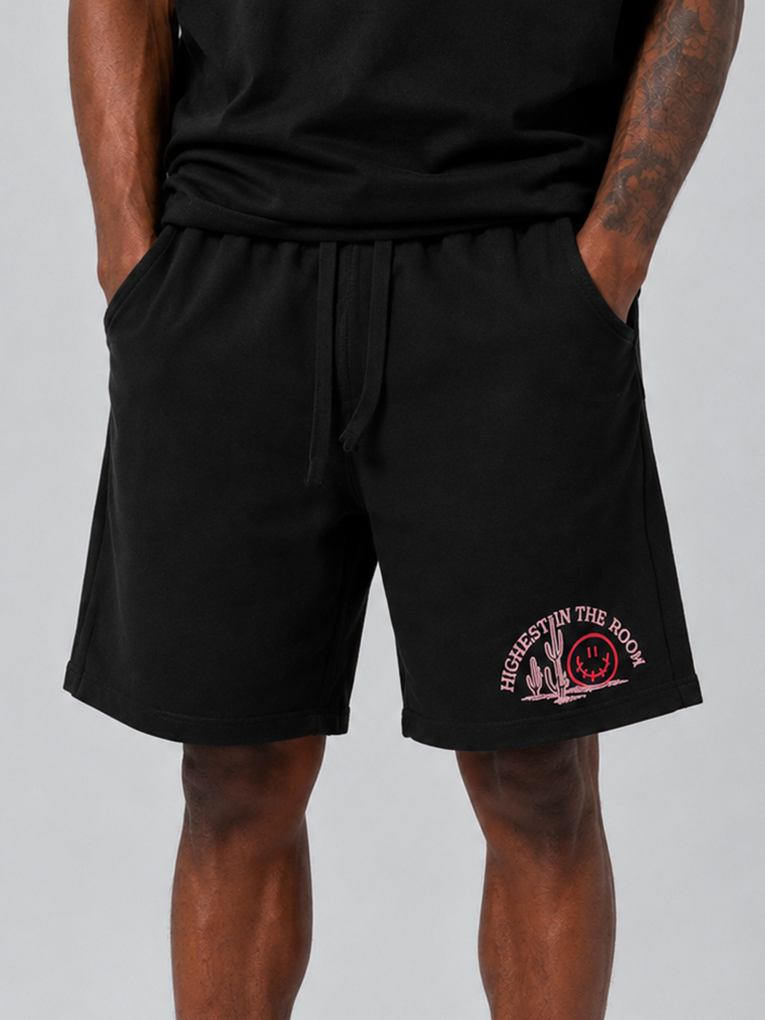 Highest In The Room Embroidered Short