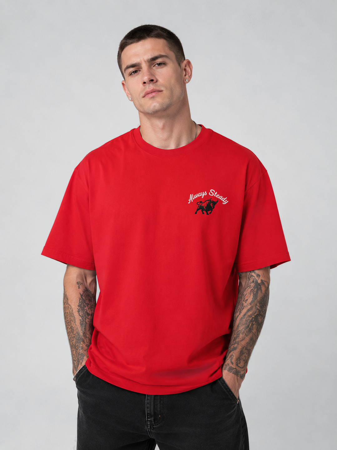 Always Steady Embroidered Heavyweight T-shirt