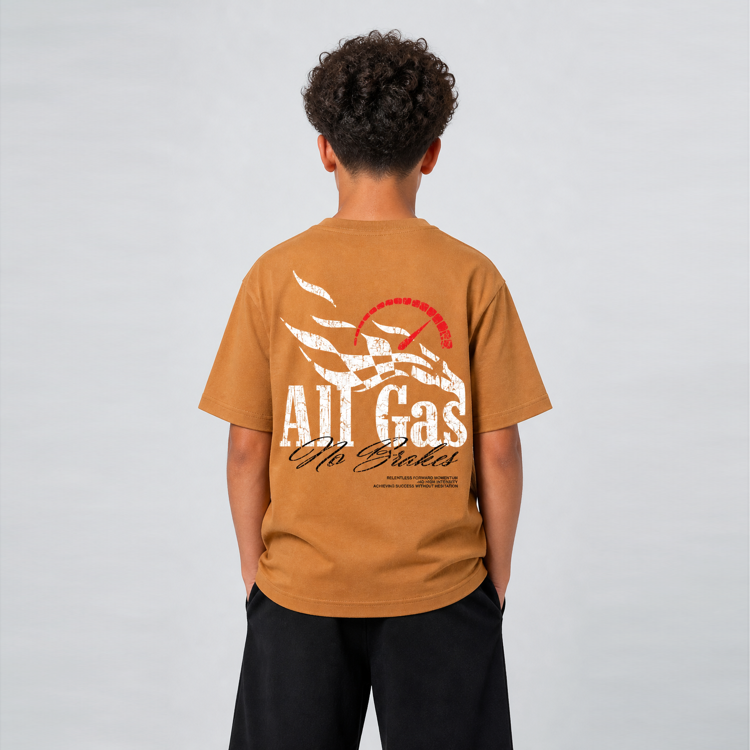All Gas Youth T-shirt - Toast