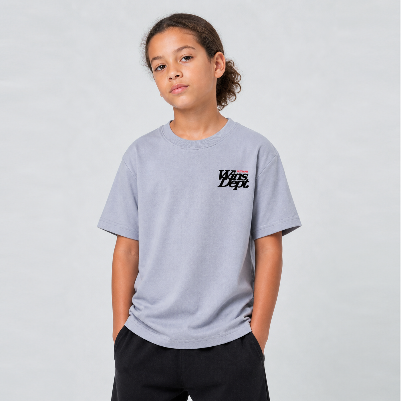 Wins Dept. Youth T-shirt - Vintage Denim