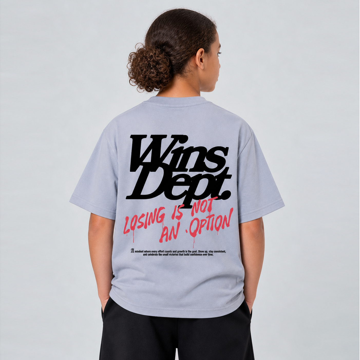Wins Dept. Youth T-shirt - Vintage Denim