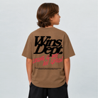 Wins Dept. Youth T-shirt - Vintage Brown