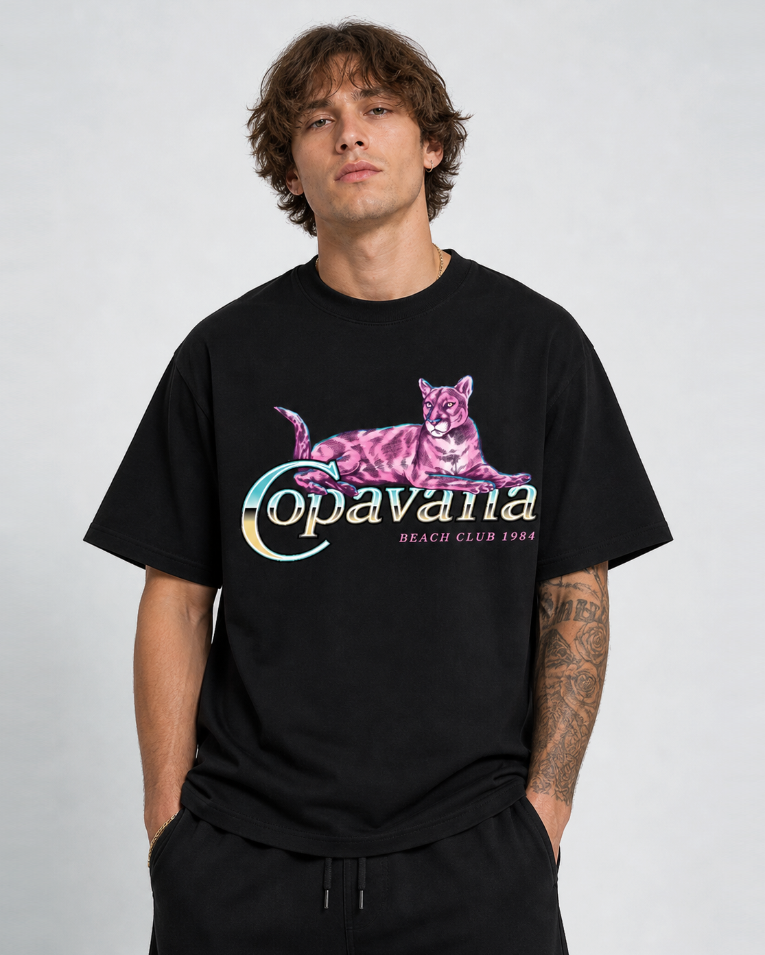 Panther Club T-Shirt - Black