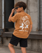 Earning My Flowers Youth T-shirt - Toast