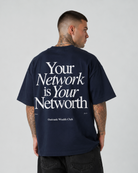 Networth Ultra Heavyweight T-shirt- Navy