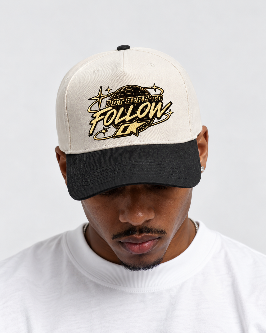 Not Here To Follow Embroidered Snapback